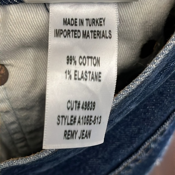 AGOLDE Remy High Rise Straight Jeans  size 28 Button Fly Stretch - Picture 11 of 11